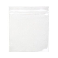 ZC44 Crystal Clear 4" x 4" Zip Bags