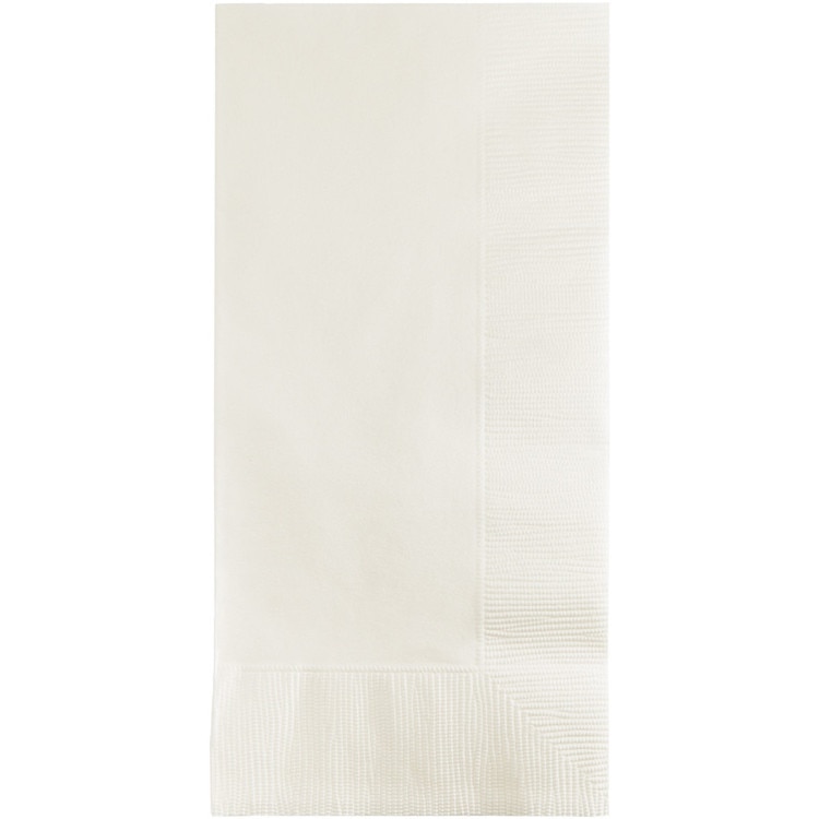 Solid Dinner Napkins white