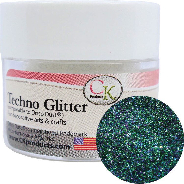 Disco Dust/Techno Glitter peacock