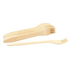 BAMDF65 Disposable Wood Fork