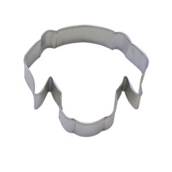 0864 Dog Face Cookie Cutter 3.5"