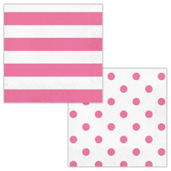 337048 Dots & Stripes Candy Pink Lu