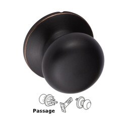 DU10110B Durango Passage Knob-Antiq