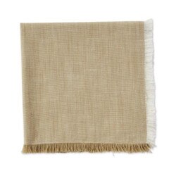 751497 Earth Tan Fringe Napkin