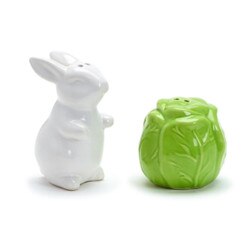 82174 Easter Bunny & Cabbage Leaf S