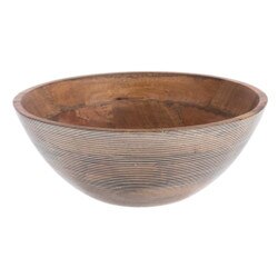CB189158 Etched Lines Serving Bowl