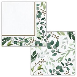 346148 Eucalyptus Beverage Napkins
