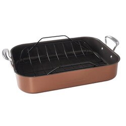 41733 Extra Large Copper Roaster wi