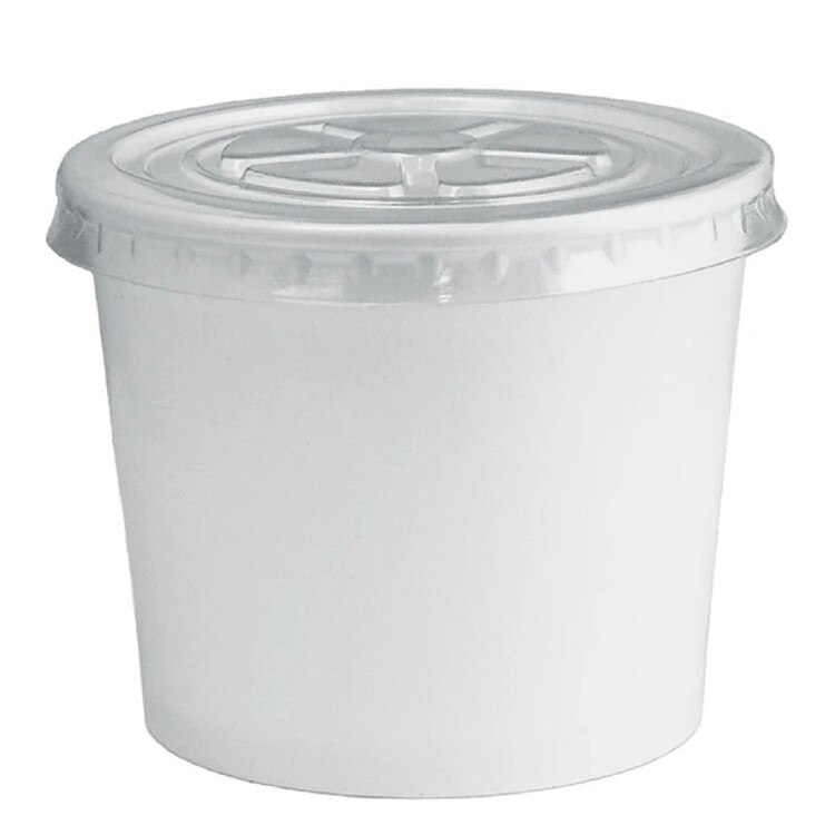 38912M 12 Oz. Ice Cream Cup Flat Li