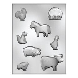 90-11243 Farm Animal Chocolate Mold