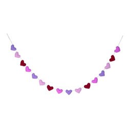A3494 Felt Hearts Banner
