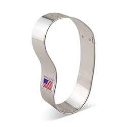 8011A Flip Flop Cookie Cutter 4"