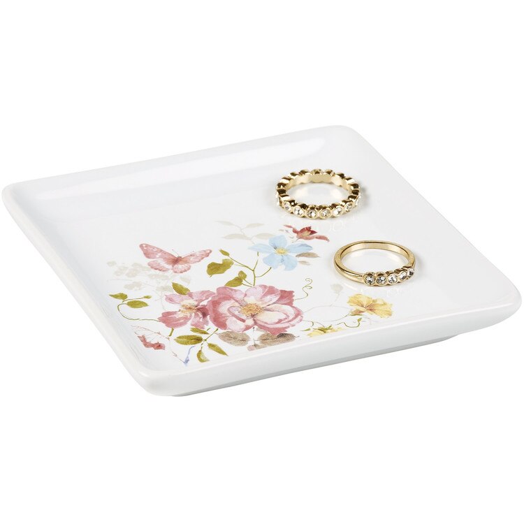116554 Florals Vanity Tray