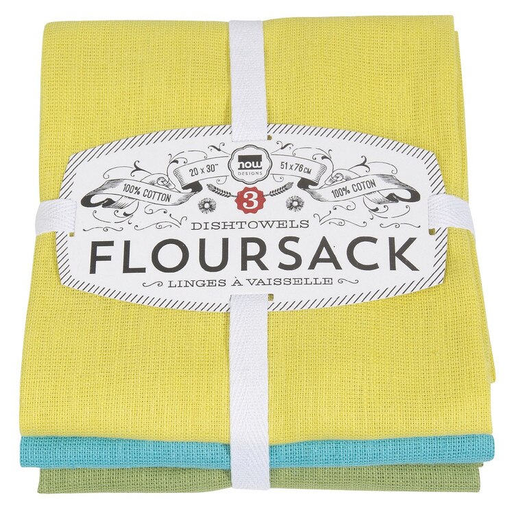 911496 Flour Sack Towels - Chartreu