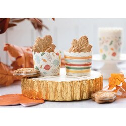 PLCC1349 Foiled Leaves Food Cups