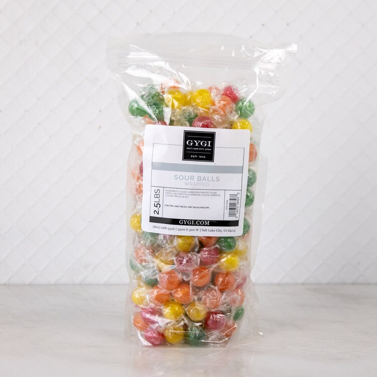 1759 Fruit Sour Balls Candy - 2.5 L