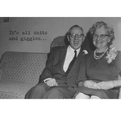 70400 Giggles Greeting Card