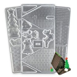 PC2083ABC Gingerbread House Polycar