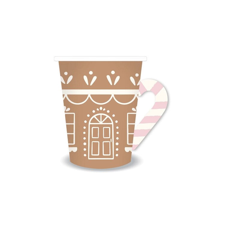 GBD1012 Gingerbread Paper Cup w/Han