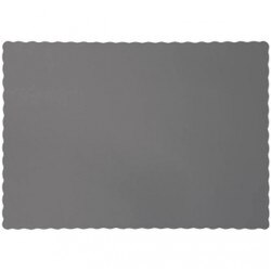 339654 Glamour Gray Paper Placemat