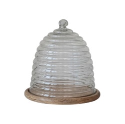 DF8563 Glass Beehive Shaped Cloche
