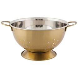 5163007 Gold Colander- Large