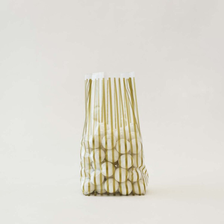 551-C2 Gold Vertical Stripe Celloph