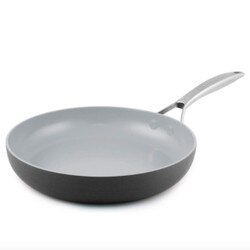 Nonstick Ceramic Saute Pan 12-Inch, Non-toxic Deep Frying Pan