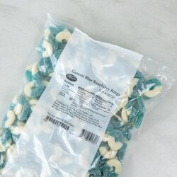 50131 Gummi Blue Raspberry Rings -