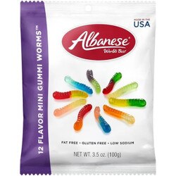 53451 Gummi Worms- 3.5 oz bag