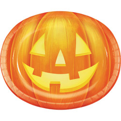 331943 Halloween Pumpkin Oval Platt