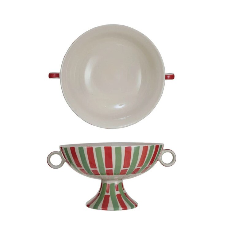 XS6091 Hand-Painted Stoneware Foote