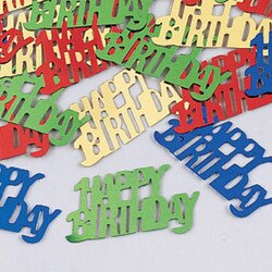 021277 Happy Birthday Confetti