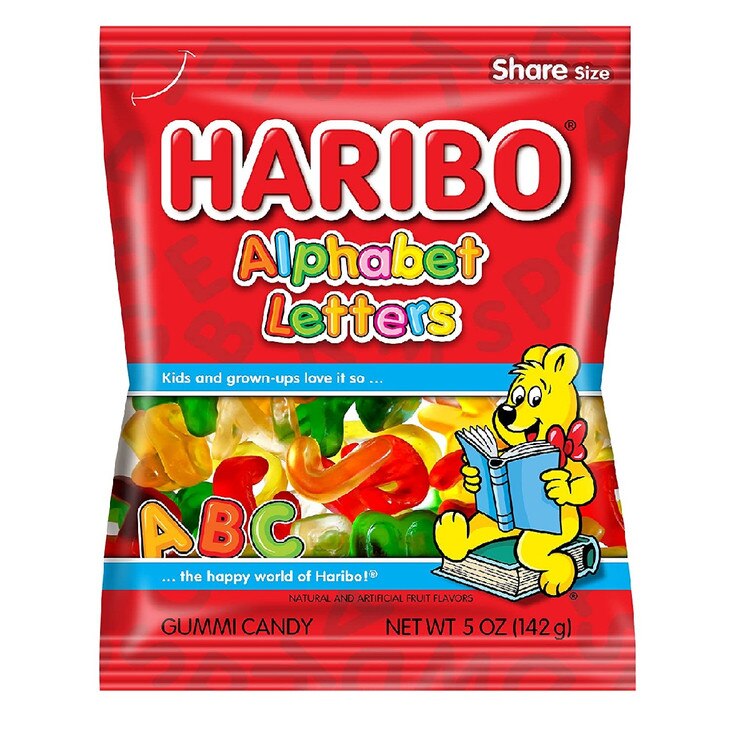 HAR-36908 Haribo Gummi Alphabet Let