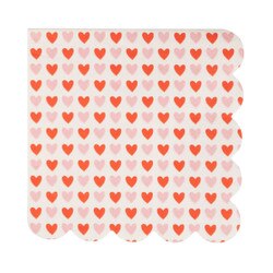VAL1139 Hearts Scalloped Cocktail N
