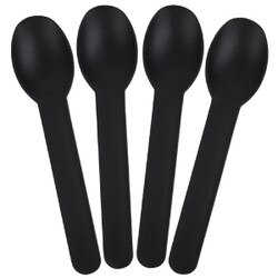 65018 Heavy Duty Plastic Spoons- Bl