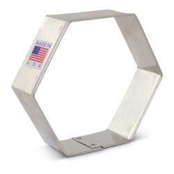 8178A Hexagon Cookie Cutter 3"