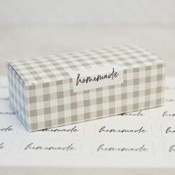 HMRS Homemade Rectangle Stickers -