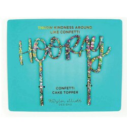 CTOP-14 Hooray Colorful Cake Topper