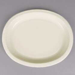 433264 Ivory Oval Platter