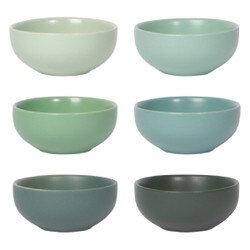 L46009 Leaf Ceramic Pinch Bowls - S