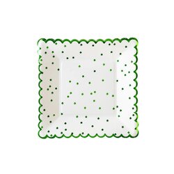 SPD1041 Little Shamrocks Paper Plat