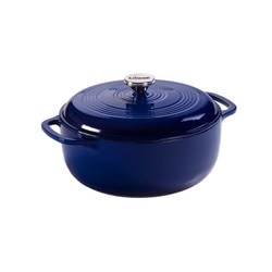 Lodge EC6D43 6 qt Cast Iron Dutch Oven, Enamel, Island Spice