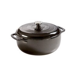 Lodge 6 QT Midnight Chrome Enamel Dutch Oven