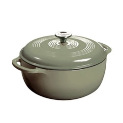 Lodge 6 QT Sage Enamel Dutch Oven