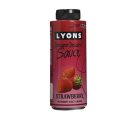 4696 Lyons Strawberry Sauce - 16oz