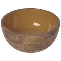 5194002 Mango Wood Bowl- Ochre