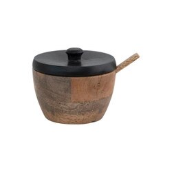 DF5806 Mango Wood Salt Cellar with