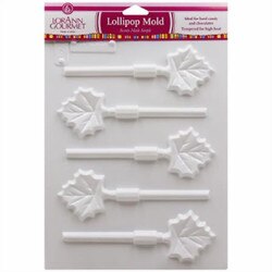 5539 Maple Leaves Sucker Candy Mold