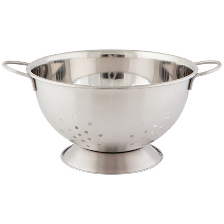 5163009 Matte Silver Colander- Larg